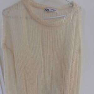 Zara ripped sweater